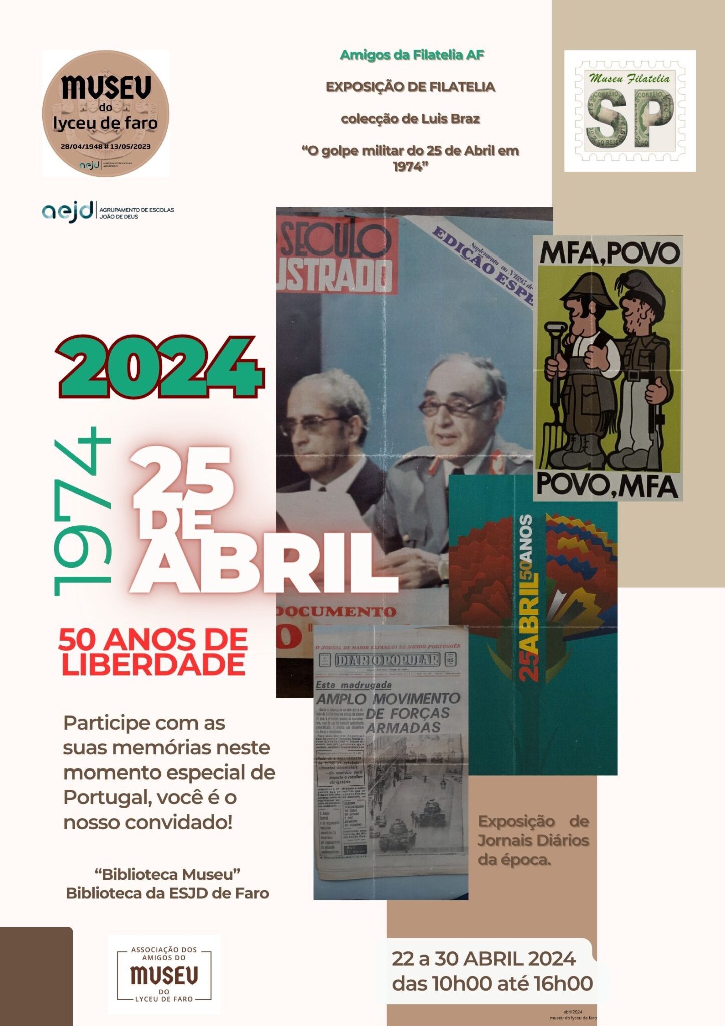 Museu do Lyceu de Faro celebra 50 anos da Revolução de Abril