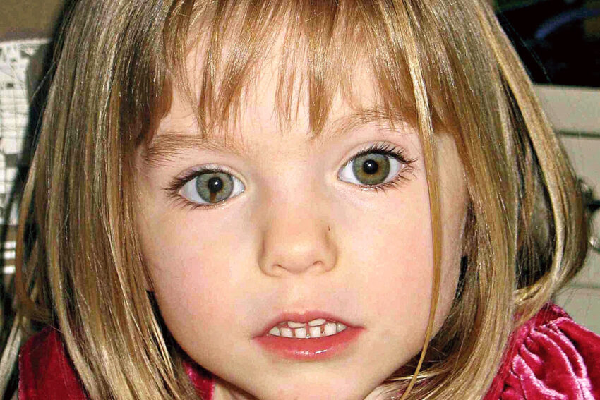 Madeleine McCann. Crédito: DR