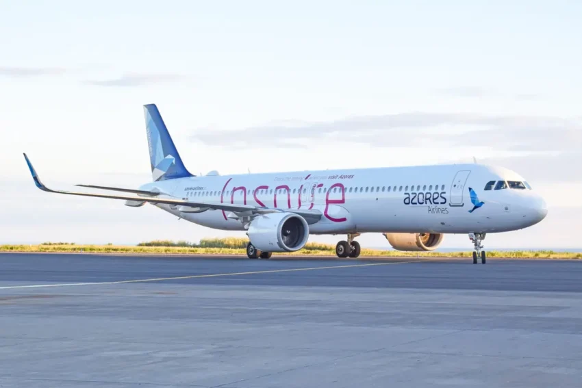 Avião da SATA.