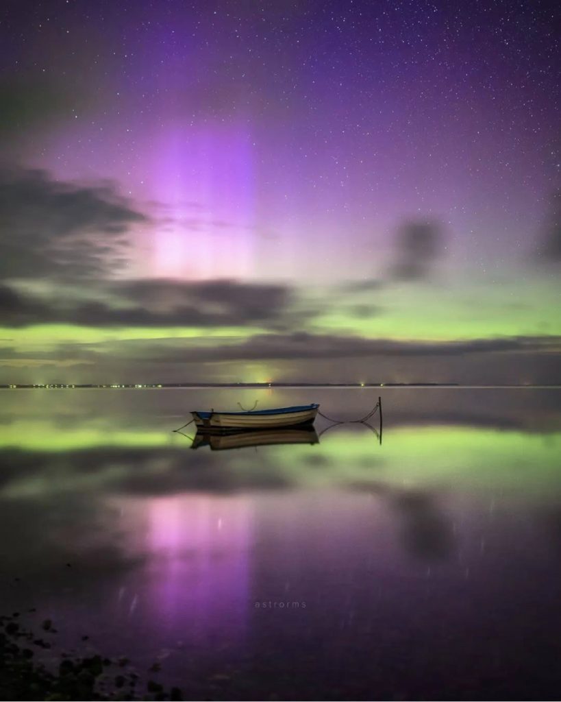 Una espectacular tormenta solar ha provocado una espectacular aurora boreal en la Tierra [fotogaleria]