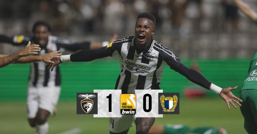 Portimonense reduzido a 10 segura empate perante Famalicão