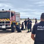 Autoridade Marítima, Bombeiros de VRSA e Castro Marim participam em exercício na praia de Monte Gordo