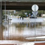 Chuva intensa alagou estradas, caves e lojas em Albufeira e Olhão