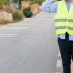 Tenho de usar colete refletor para caminhar em ruas sem passeio à noite?