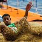 Algarvio Gerson Baldé oitavo no salto em comprimento nos Mundiais de Atletismo