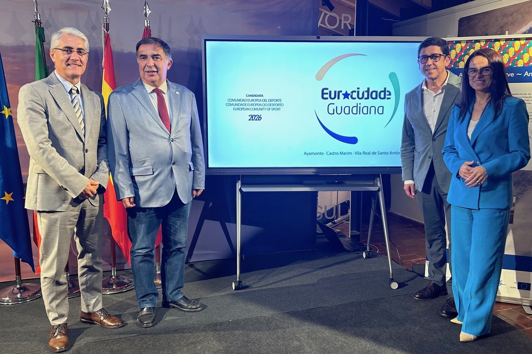 Castro Marim, Ayamonte e VRSA: Uma Candidatura Conjunta para a Comunidade Europeia do Desporto 2026 Promete Impulsionar o Turismo e o Desporto Transfronteiriço