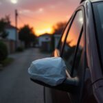 Viu um saco de plástico no retrovisor de um carro? Descubra como pode ser útil