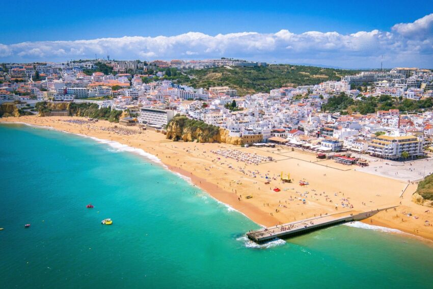 Praia dos Pescadores, em Albufeira.