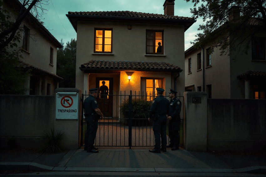 Casa ocupada ilegalmente