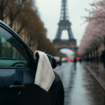Já viu um pano branco no retrovisor de um carro estacionado? Saiba o que significa e aquilo que deve fazer