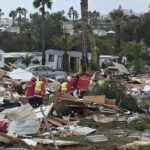 Vento extremo devasta Albufeira e faz um morto e mais de 20 feridos