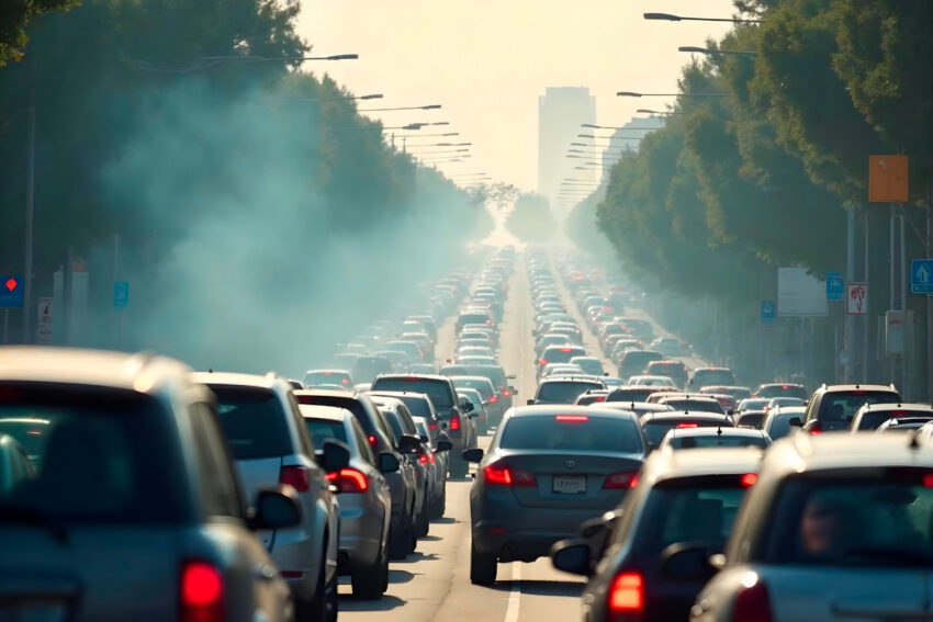 Carros no trânsito. Crédito: Freepik