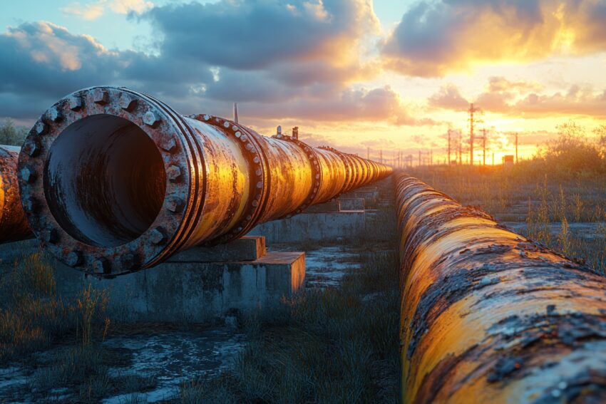 Gasoduto. Crédito: Freepik AI