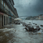 Chuva a potes e risco de cheias voltam a ‘assustar’ esta região: já há quem se prepare para o ‘pior’