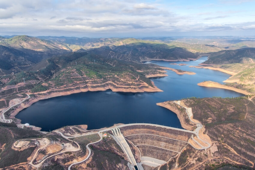 Barragem de Odelouca, no Algarve.