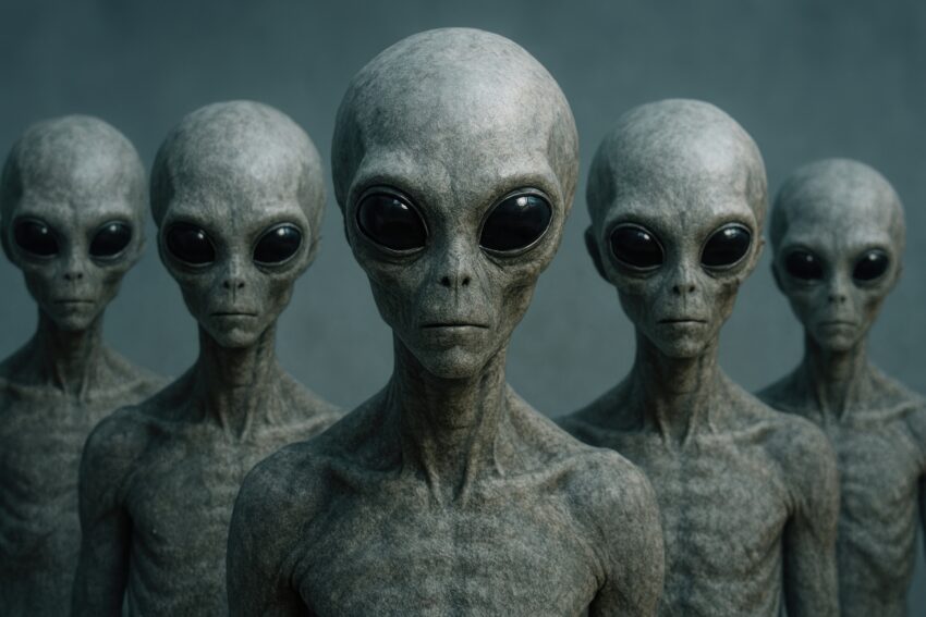 Extraterrestres. Crédito: Freepik AI