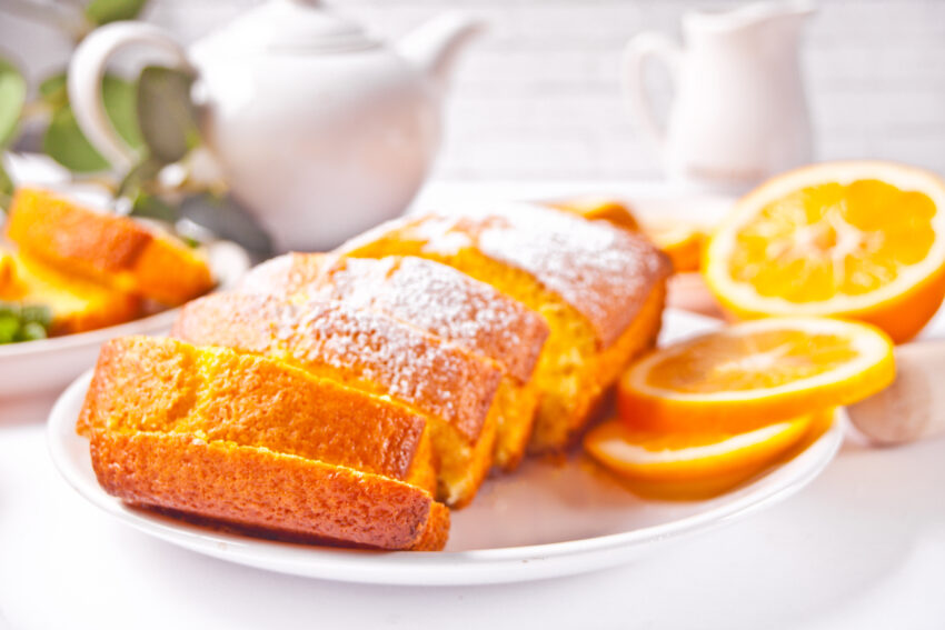 Bolo de laranja. Crédito: Freepik AI