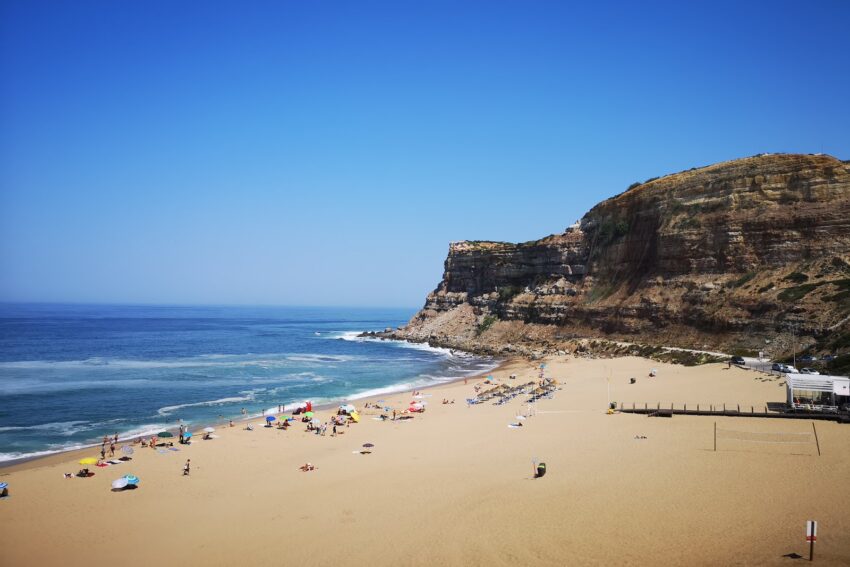 Praia da Calada, em Mafra.