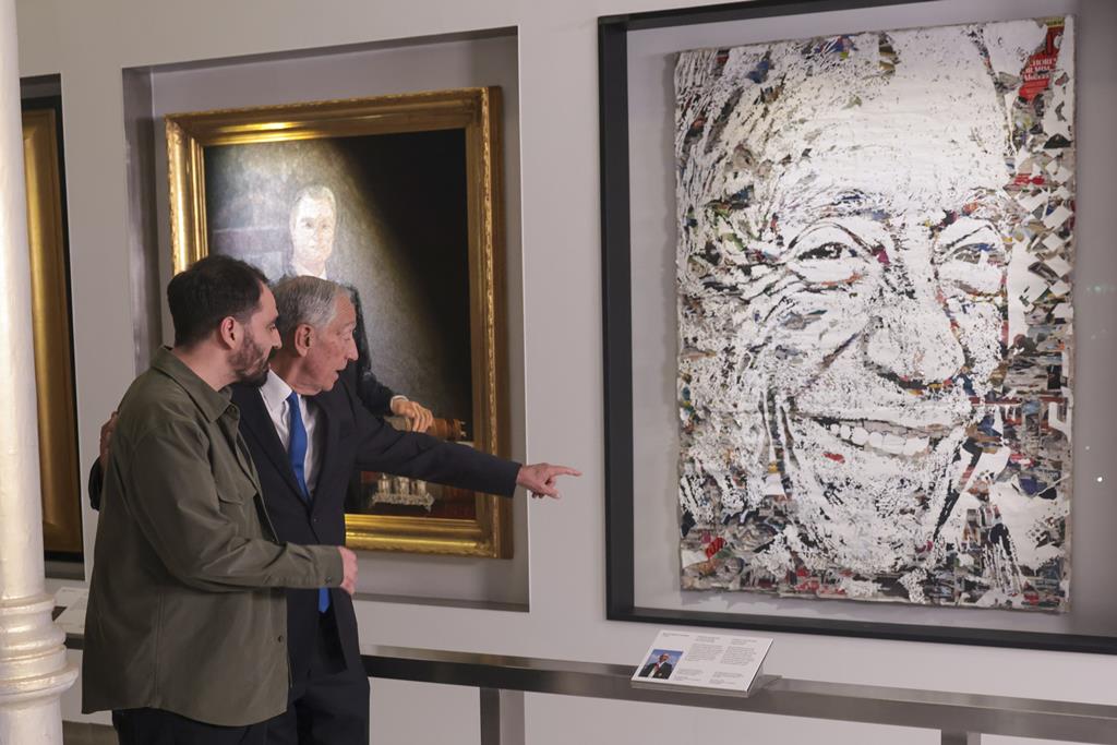 Retrato oficial de Marcelo Rebelo de Sousa. Crédito: Lusa