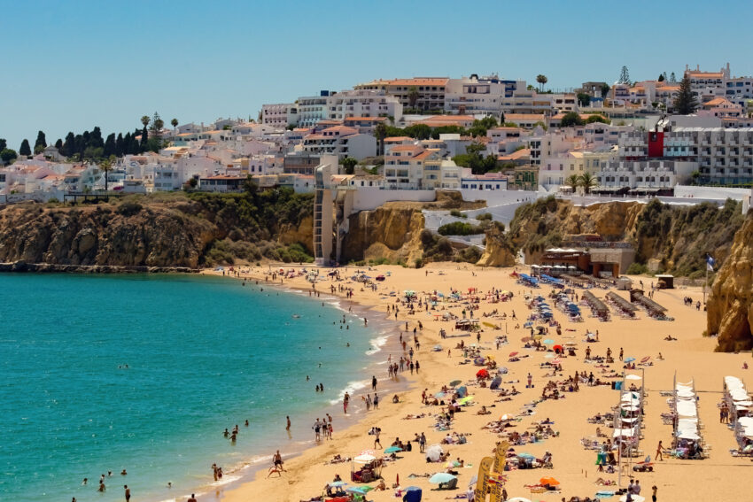 Praia do Peneco, em Albufeira.