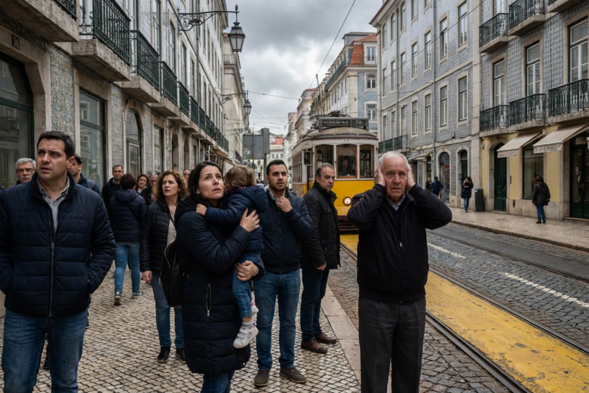 Pessoas ficam apreensivas ao ouvir sirenes de emergência. Crédito: Freepik AI