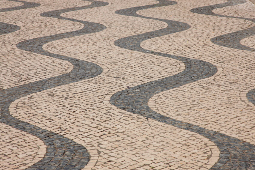 Calçada portuguesa.