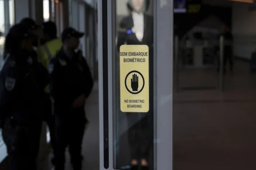 Sistema biométrico de entrada. Crédito: Lusa