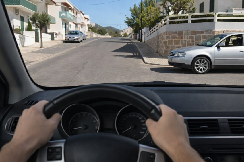 Cruzamento na estrada. Crédito: Foto AI