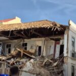 Desabamento parcial de edifício em Faro deixa dois idosos desalojados