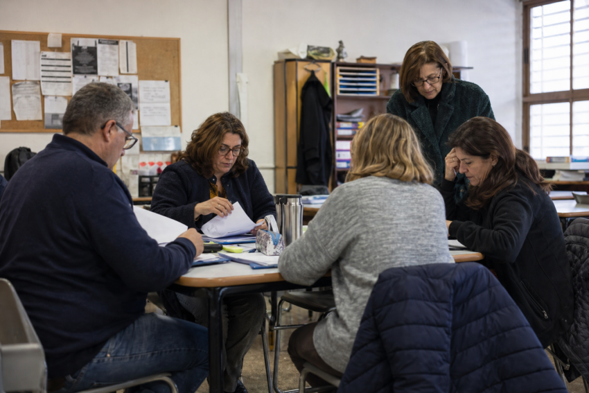 Reunião de professores. Crédito: Foto AI