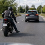 Viu este gesto de um motociclista na estrada? Saiba o que pode significar e como deve agir