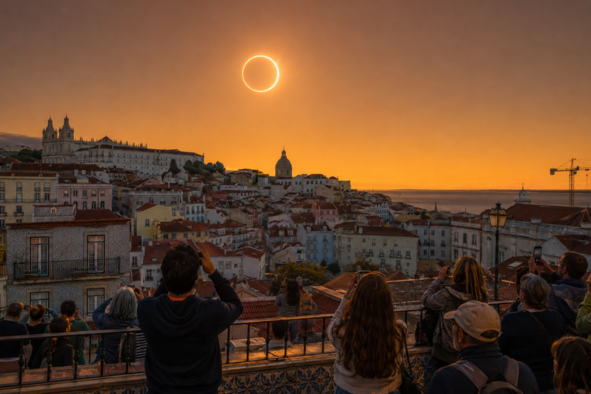 Eclipse solar. Crédito: Foto AI