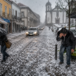 Vem aí ‘chuva de pedras’: chuva em força e muito granizo a caminho de Portugal a partir desta data e estas serão as regiões afetadas