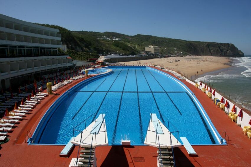 Piscina oceânica do Arribas Hotel.