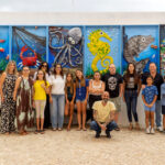Painéis artísticos do projeto LIXArte inaugurados no cais de embarque de Olhão