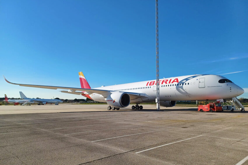 Avião da Iberia.