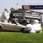 Acidente na rotunda do Aeroporto de Faro deixa homem gravemente ferido