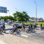 Bicicleta e autocarro testados em percurso entre campi da Universidade do Algarve