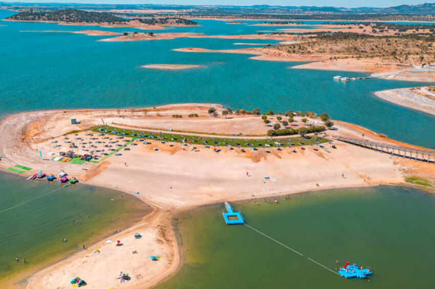 Praia Fluvial de Mourão.