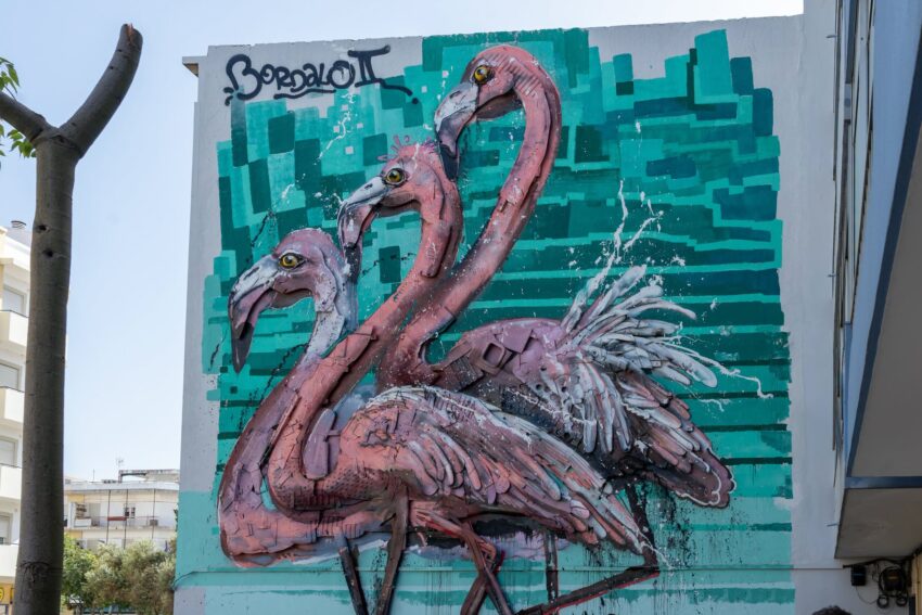 Mural Bordalo II. Crédito: Município de Olhão | DR