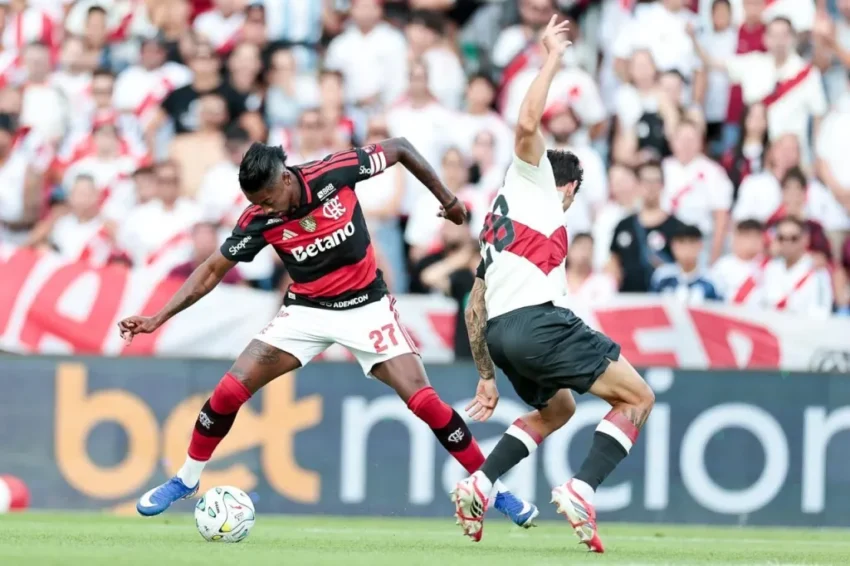Partida entre Flamengo e River Plate. Crédito: Flamengo