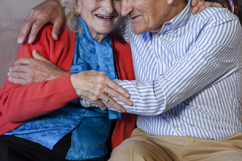 Casal de idosos.
