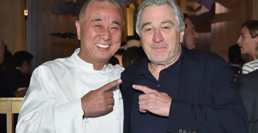 Robert De Niro e Nobu Matsuhisa. Crétido: Nobu