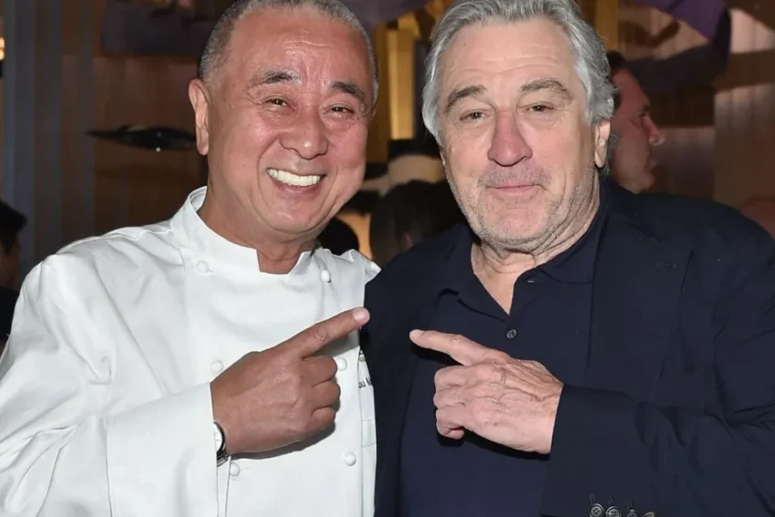 Robert De Niro e Nobu Matsuhisa. Crétido: Nobu