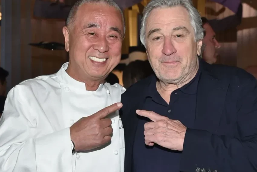 Robert De Niro e Nobu Matsuhisa. Crétido: Nobu