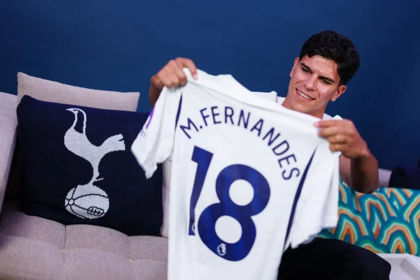 Mateus Fernandes. Crédito: Tottenham