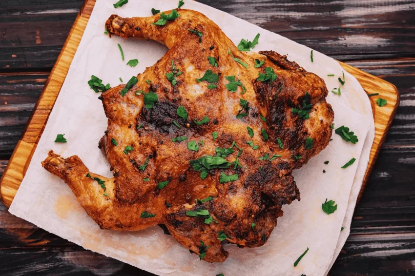 Frango com piri-piri.