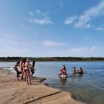 Crianças arrastadas pela corrente resgatadas na barra da Cacela Velha