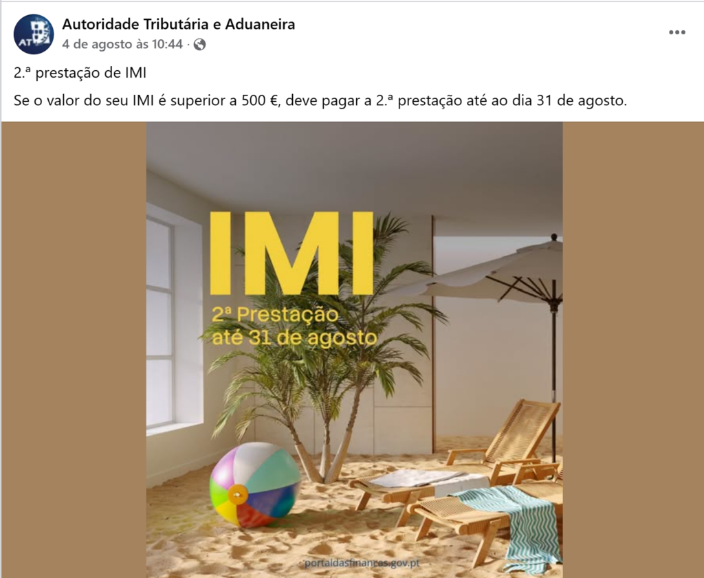 Screenshot Facebook AT. Crédito: DR