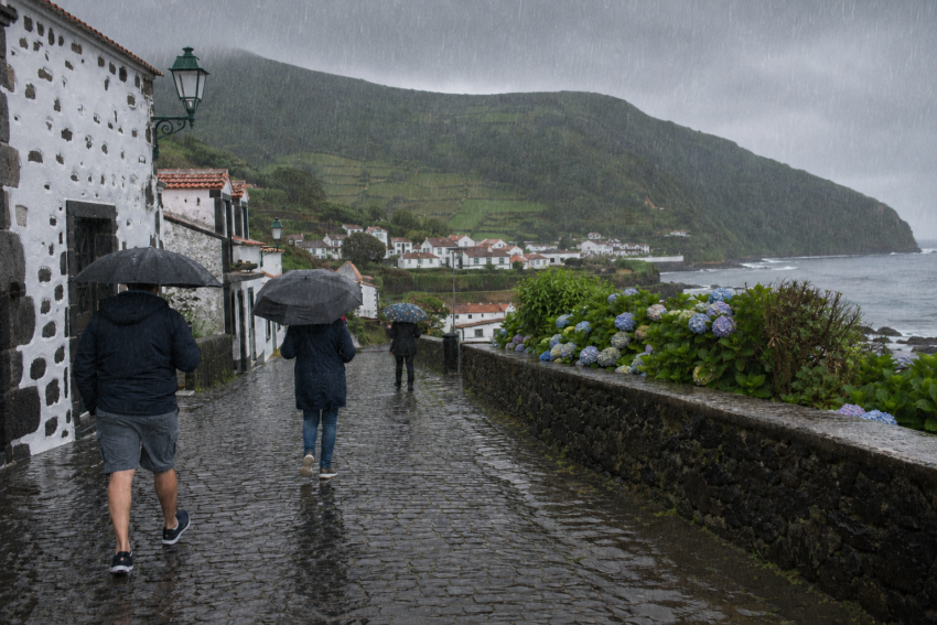 Dia de chuva. Crédito: Foto AI